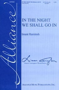 In the Night We Shall Go In SATB choral sheet music cover Thumbnail